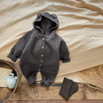 Bambino's Gebreide Knopen Onesie
