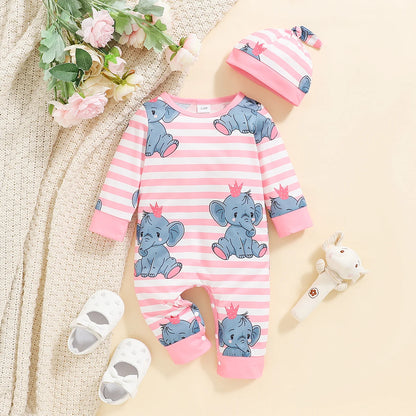 Bambino's Romper En Muts Set