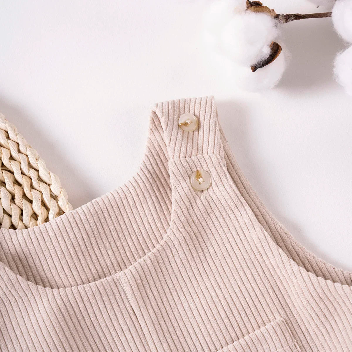 Bambino's Ribcord Tuinpak Romper