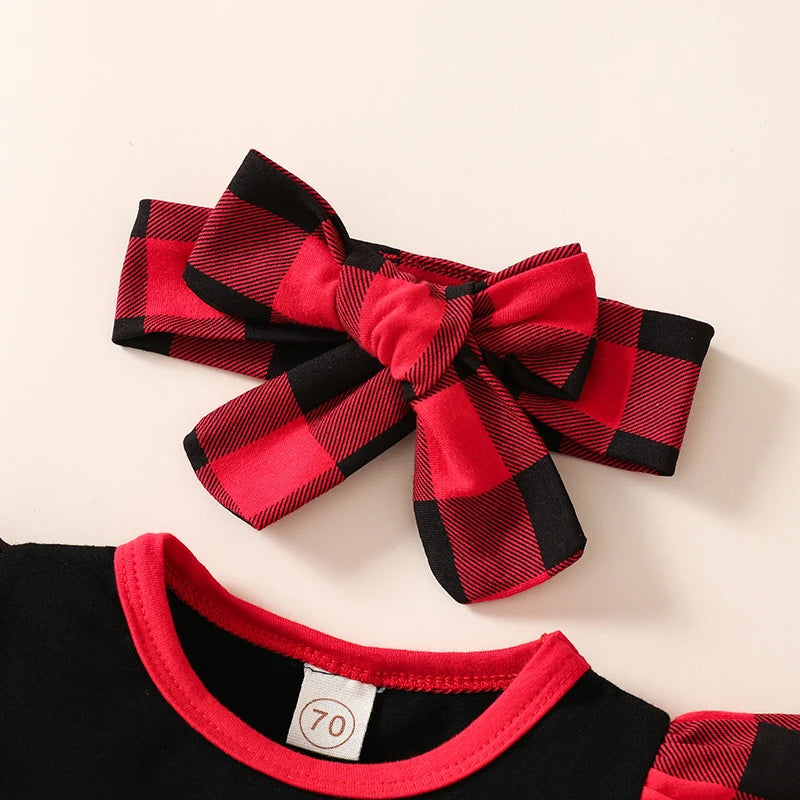 Bambino’s My First Christmas Romper Set