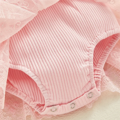Bambino's Bloemen Jurk En Haarband Set