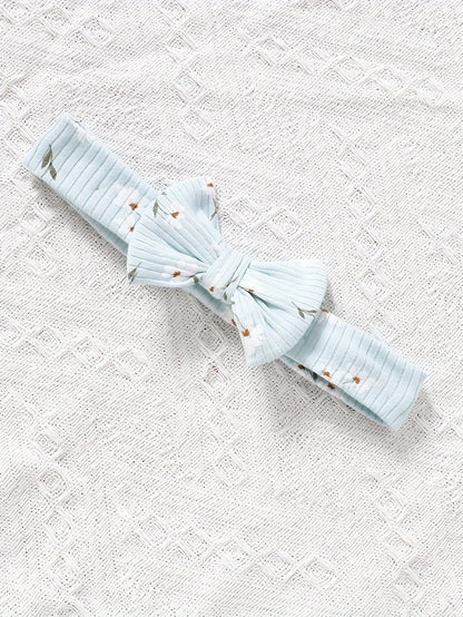 Bambino's Bloemen Romper En Haarband Set