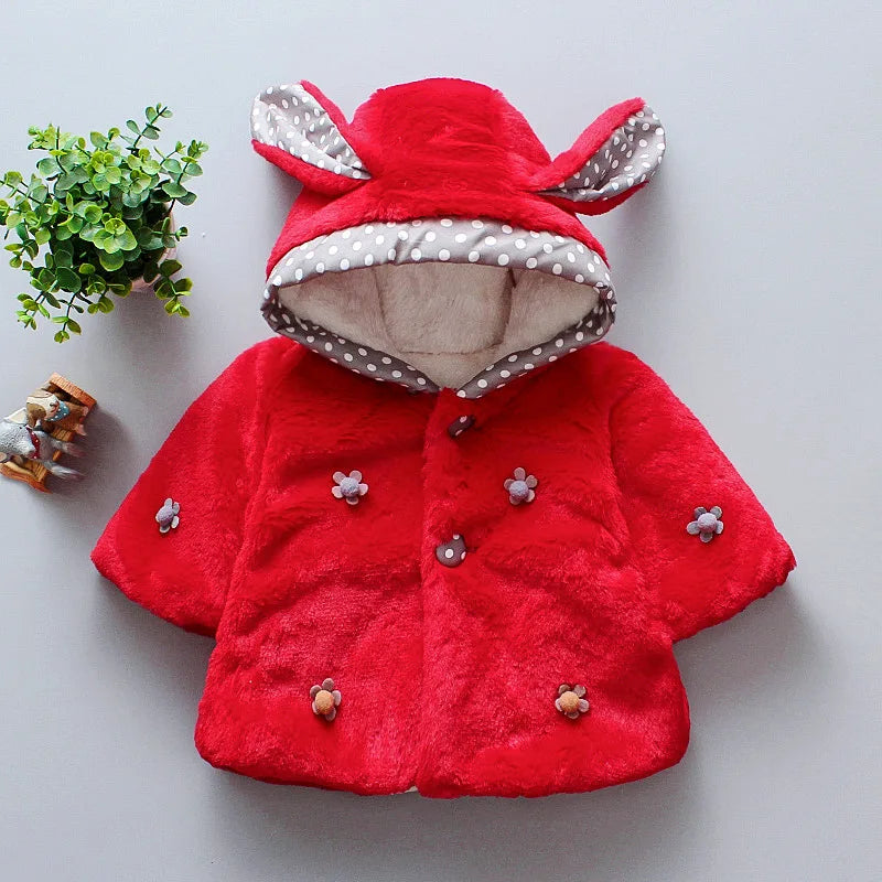 Bambino's Plushy Konijnenoren Jas