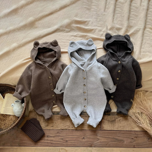 Bambino's Gebreide Knopen Onesie
