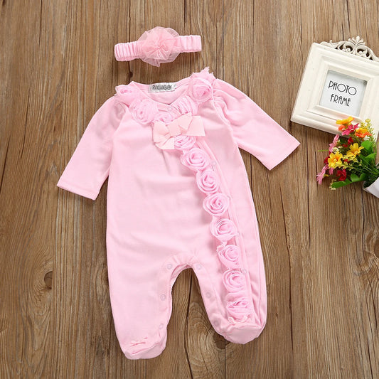 Bambino's Rozen Romper En Strik Set