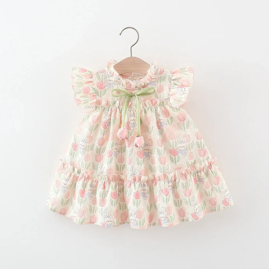Bambino's Bloemetjes Jurk