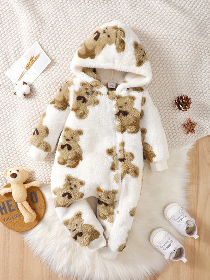 Bambino's Pluizige Teddybeer Onesie