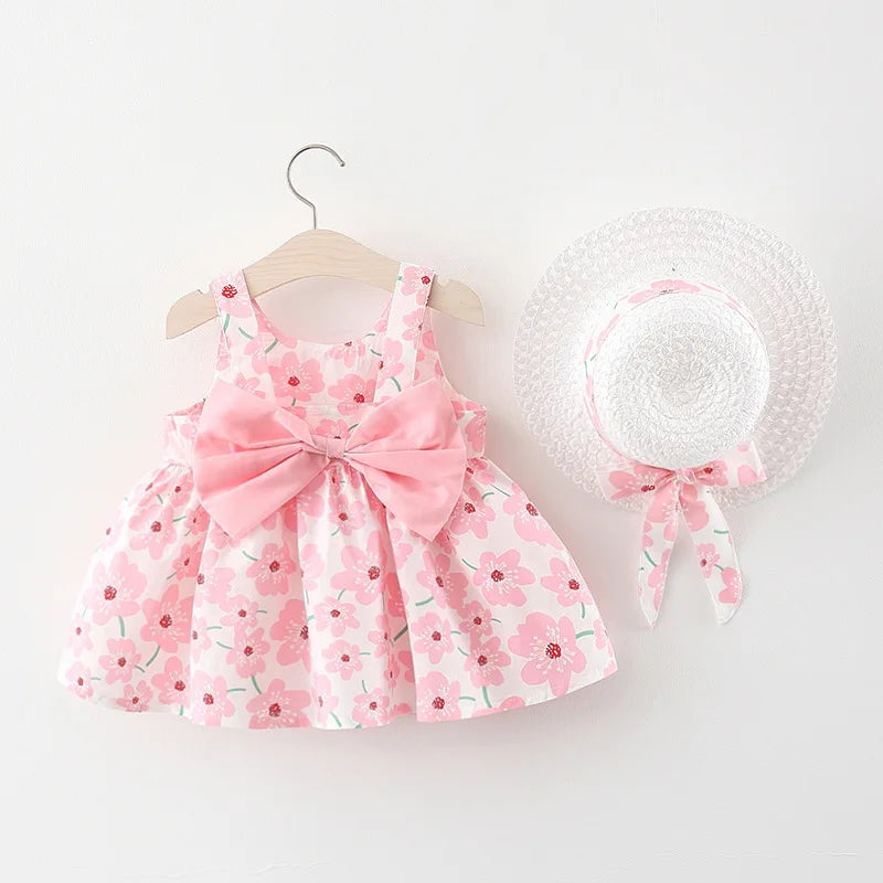 Bambino's Schattige Jurk En Hoed Set