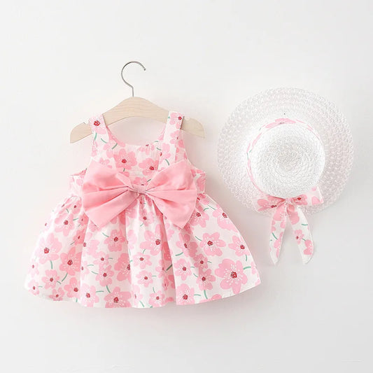 Bambino's Schattige Jurk En Hoed Set