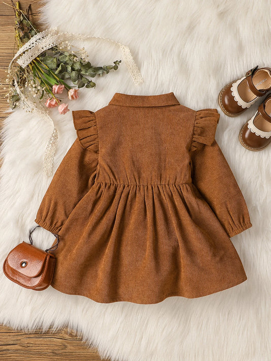 Bambino’s Corduroy Jurkje Met Kraag