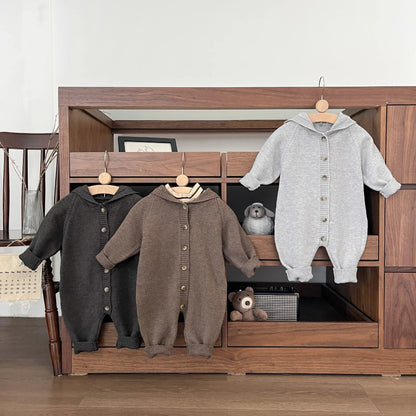 Bambino's Gebreide Knopen Onesie