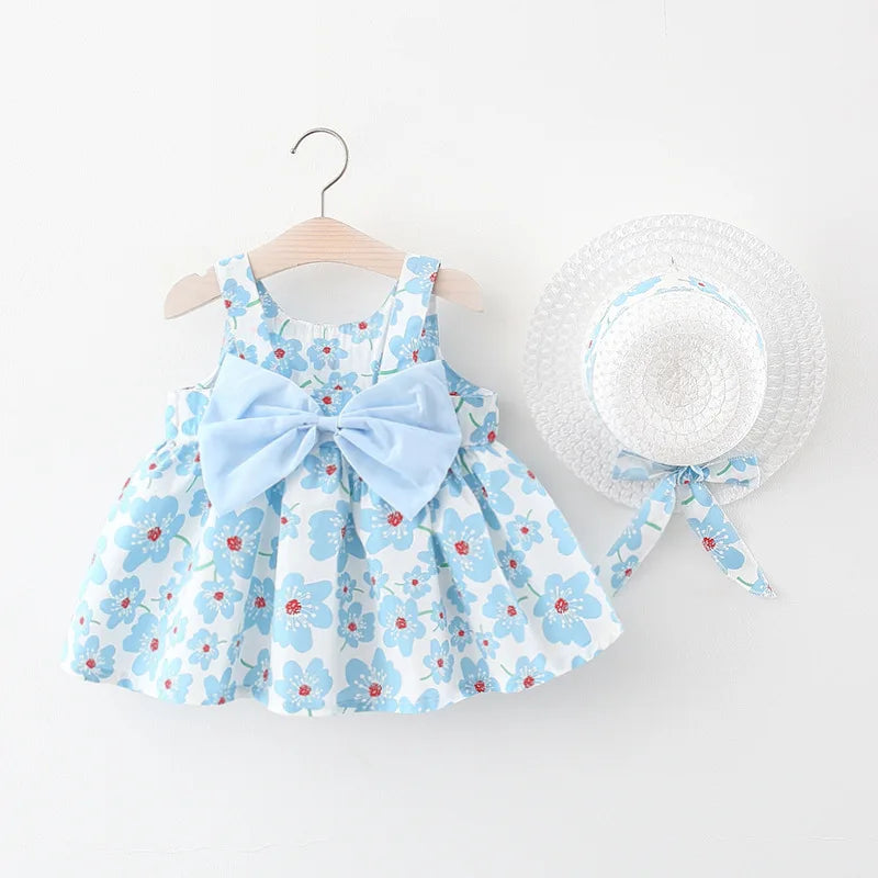 Bambino's Schattige Jurk En Hoed Set