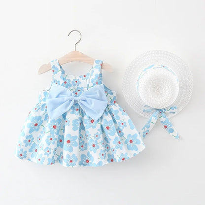 Bambino's Schattige Jurk En Hoed Set