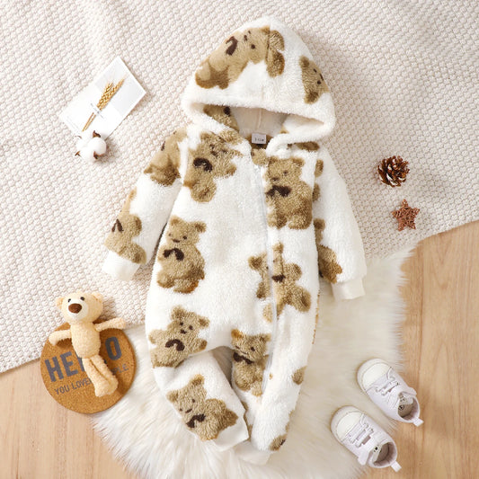 Bambino's Pluizige Teddybeer Onesie