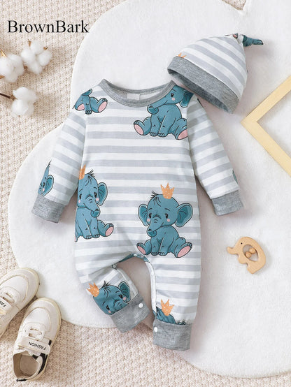 Bambino's Romper En Muts Set