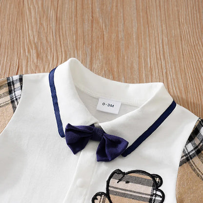Bambino's Teddybeer Print Romper