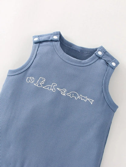 Bambino's Blauwe Romper