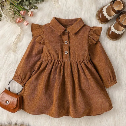 Bambino’s Corduroy Jurkje Met Kraag