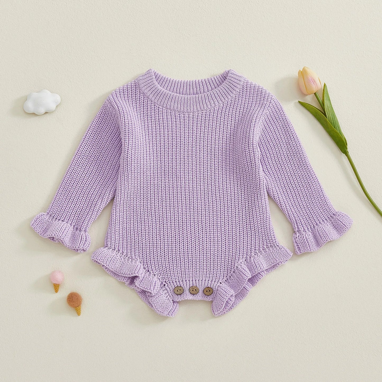 Bambino's Gebreide Romper