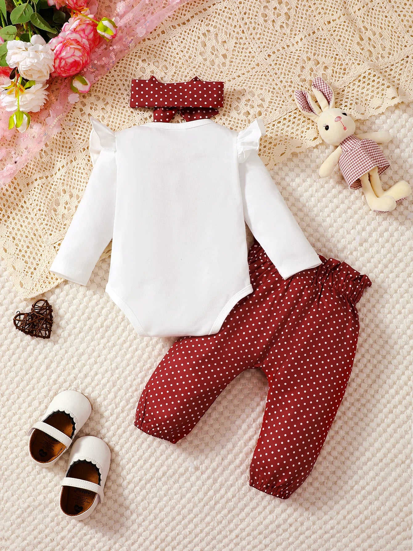 Bambino’s Bunny Romper En Broek Set