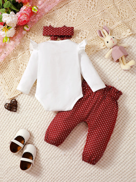 Bambino’s Bunny Romper En Broek Set