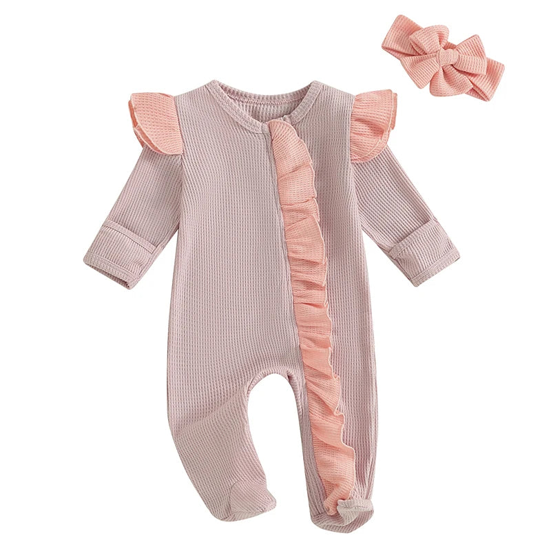 Bambino’s Classic Ruffle Onepiece Set
