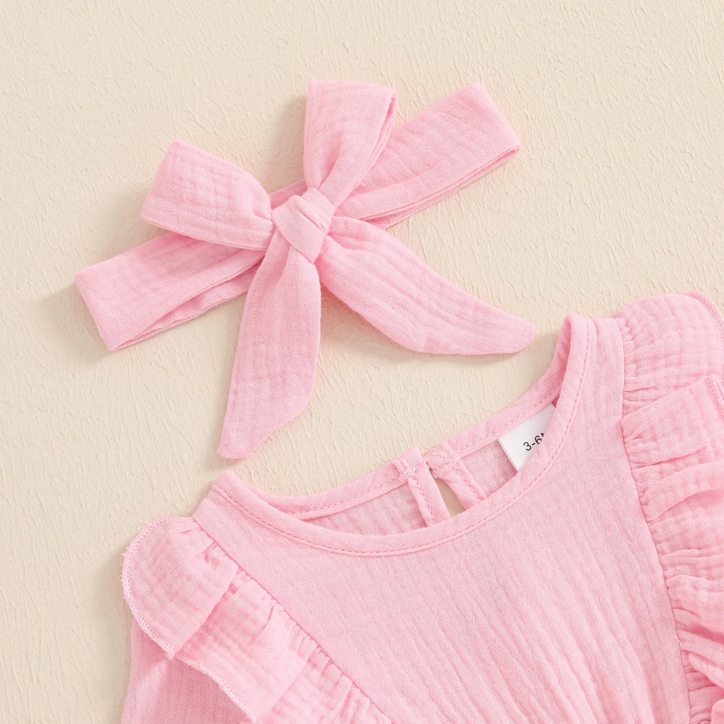 Bambino's Kleurrijke Romper En Strik Set