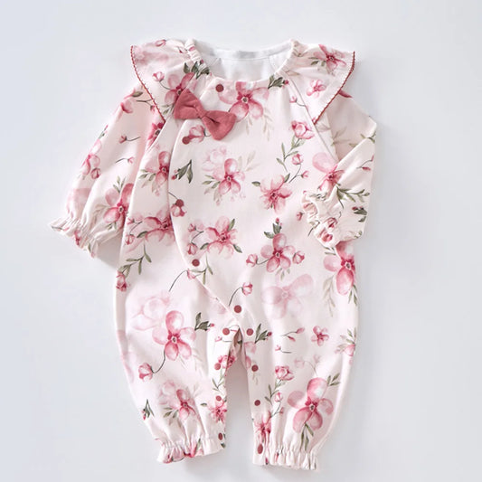 Bambino's Schattige Bloemen Romper