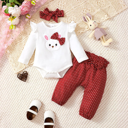 Bambino’s Bunny Romper En Broek Set