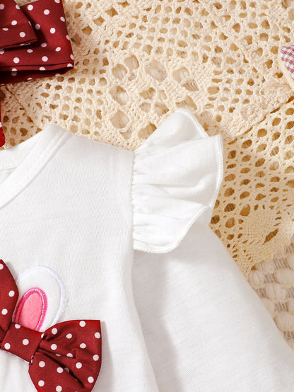 Bambino’s Bunny Romper En Broek Set