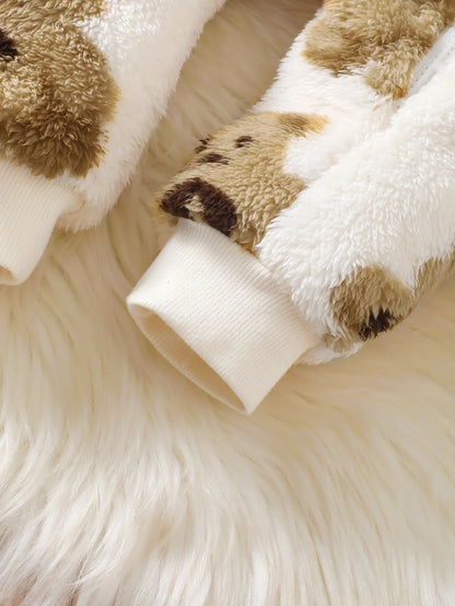 Bambino's Pluizige Teddybeer Onesie