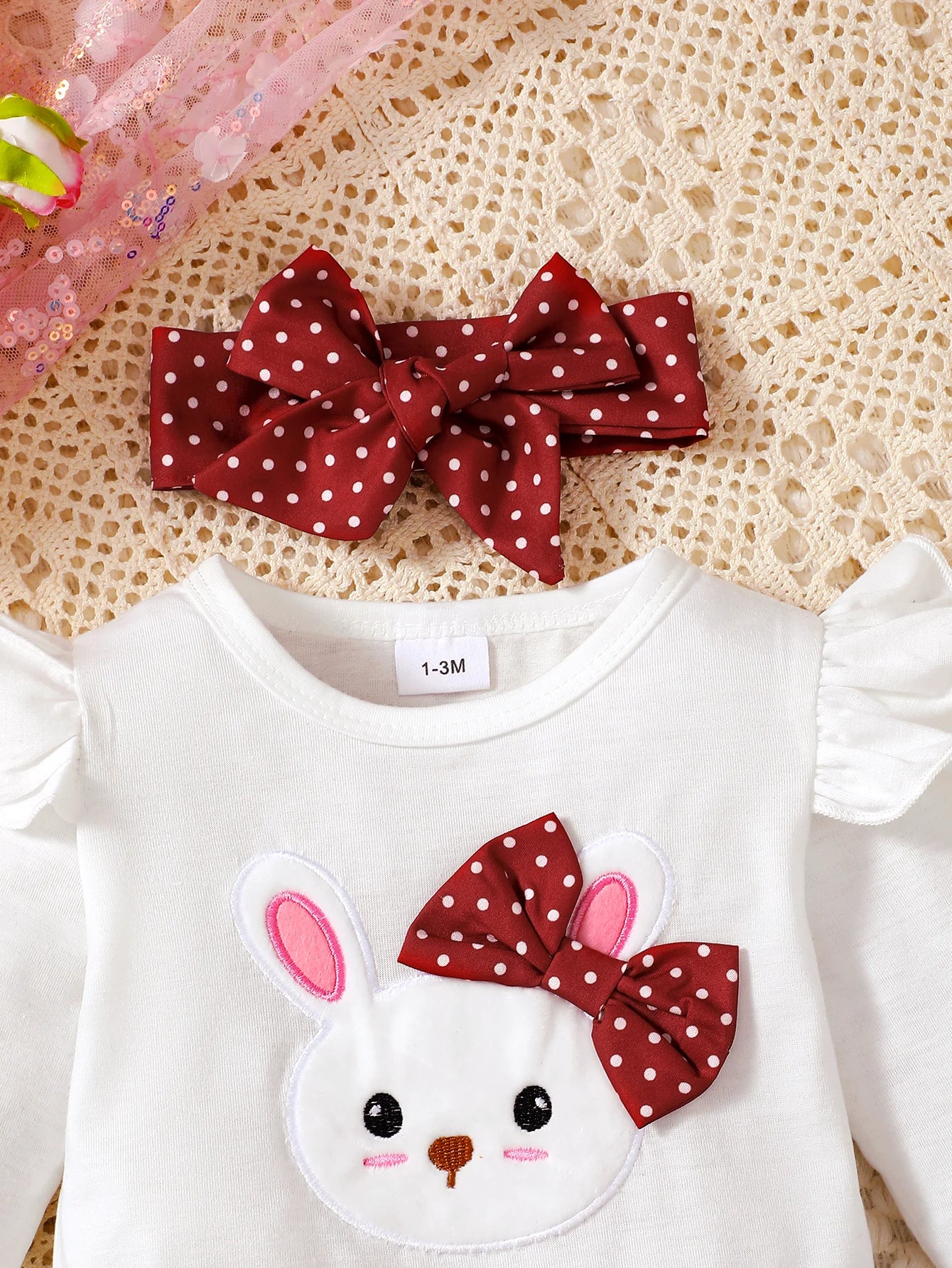 Bambino’s Bunny Romper En Broek Set