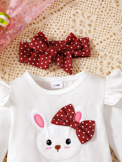 Bambino’s Bunny Romper En Broek Set