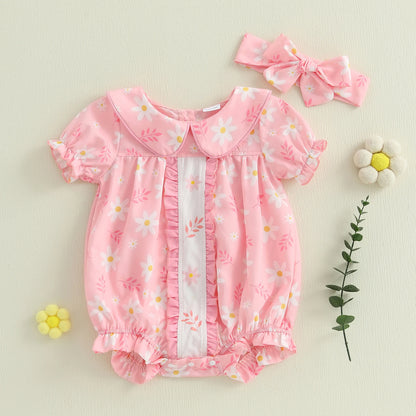 Bambino's Romper En Strik Set