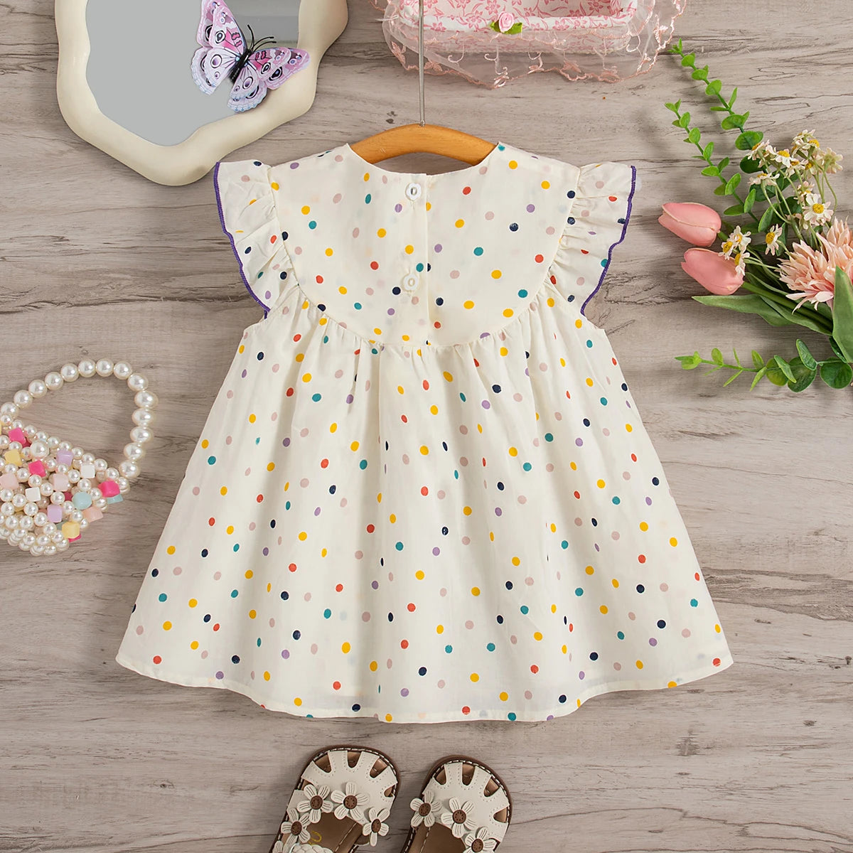 Bambino's Polka Dot Jurkje