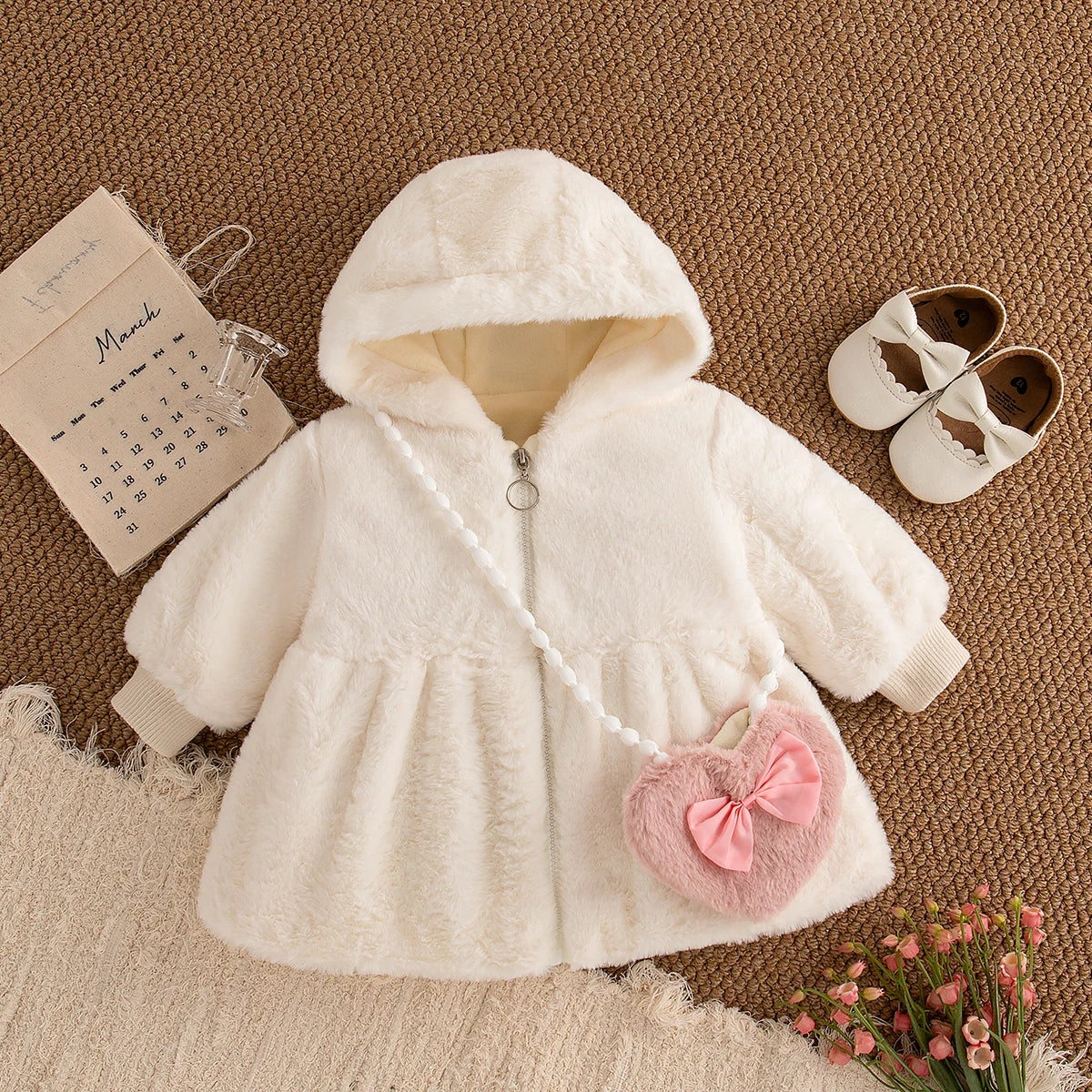 Bambino's Plushy Jas En Tas Set