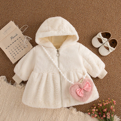 Bambino's Plushy Jas En Tas Set