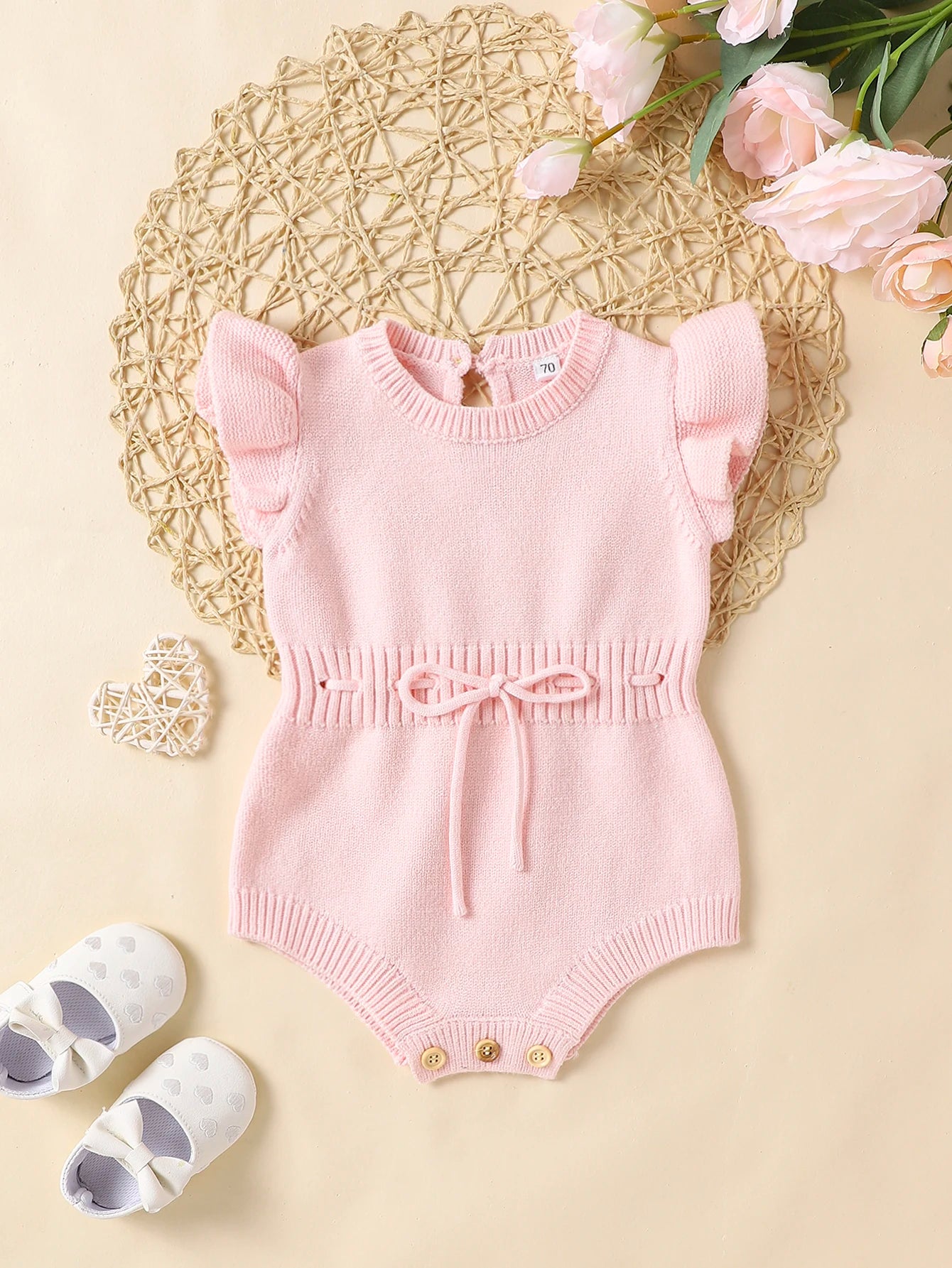 Bambino's Gebreide Romper