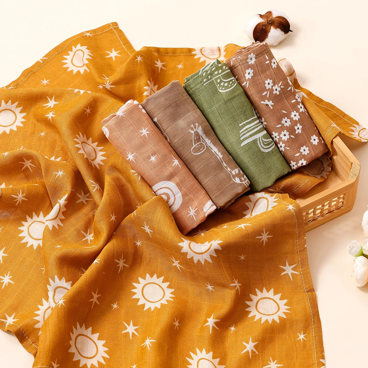 Bambino's Kleurrijke Sjaal Set