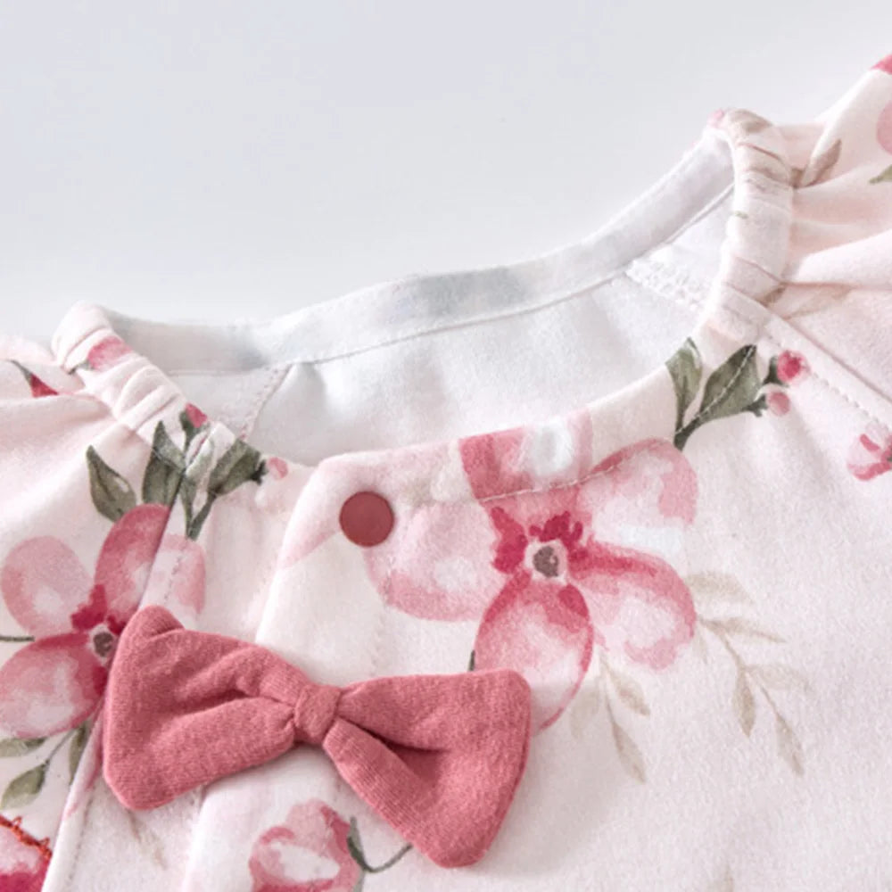 Bambino's Schattige Bloemen Romper
