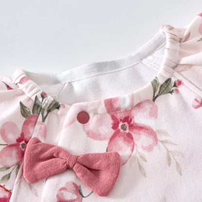 Bambino's Schattige Bloemen Romper