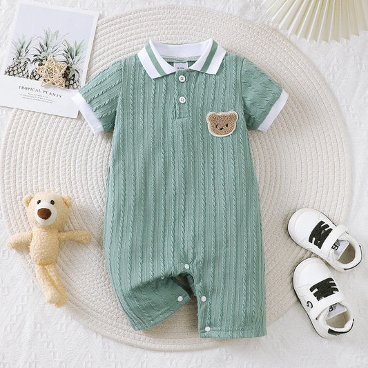 Bambino's Gebreide Teddybeer Romper