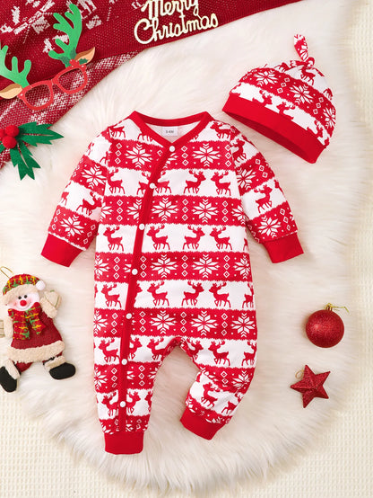 Bambino's Romper En Muts Set