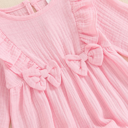 Bambino's Kleurrijke Romper En Strik Set