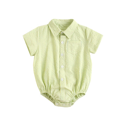 Bambino's Geruitte Romper