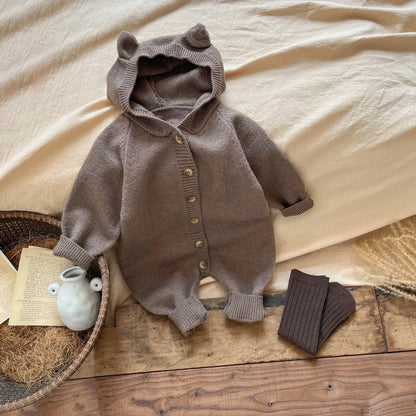 Bambino's Gebreide Knopen Onesie