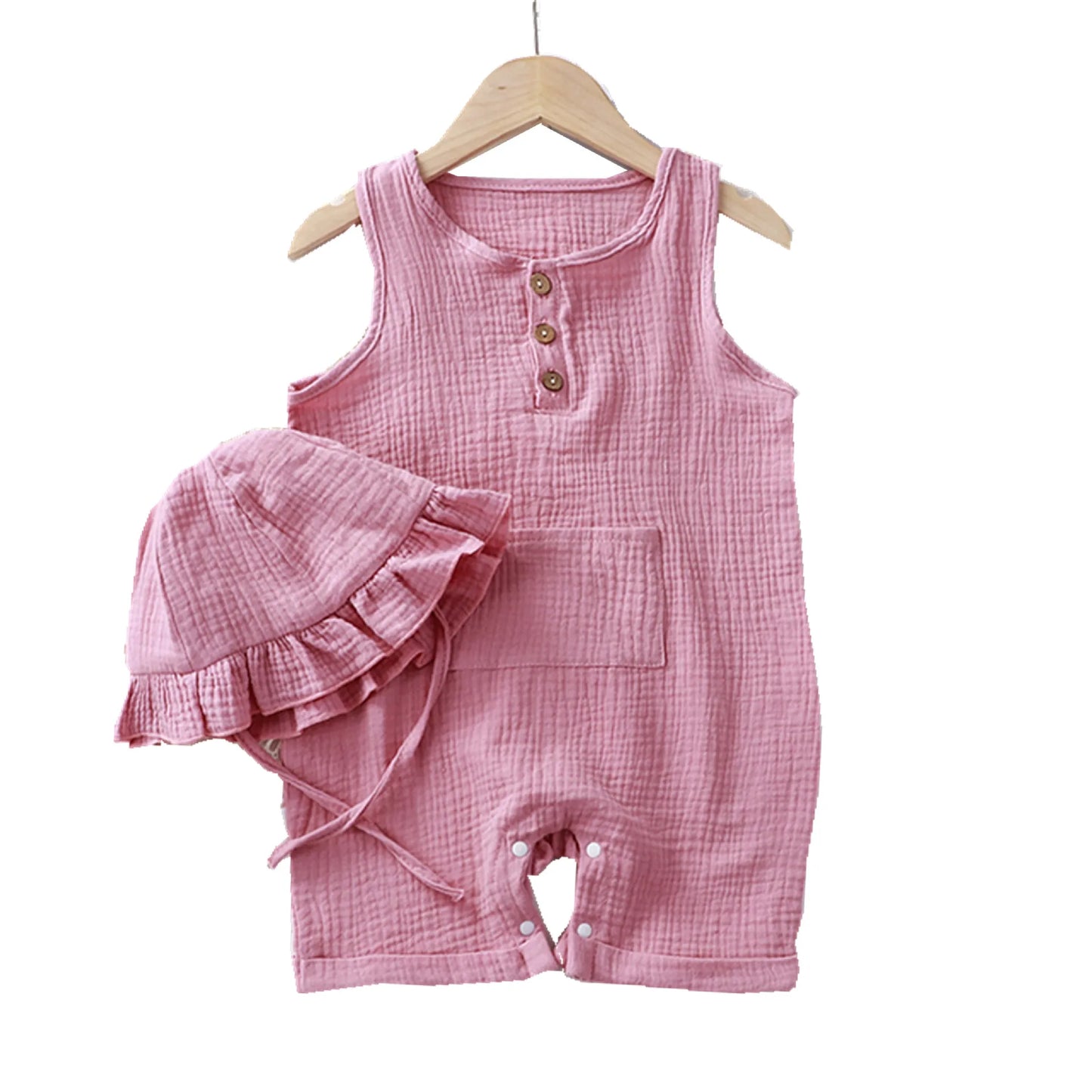 Bambino's Romper En Strandhoed Set