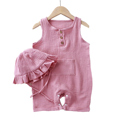 Bambino's Romper En Strandhoed Set
