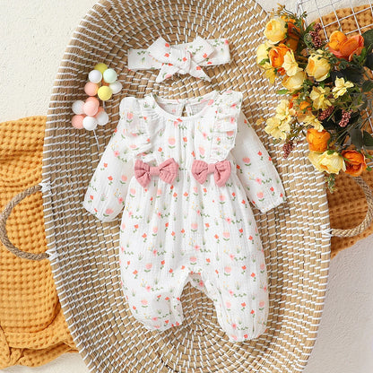 Bambino's Romper En strik Set