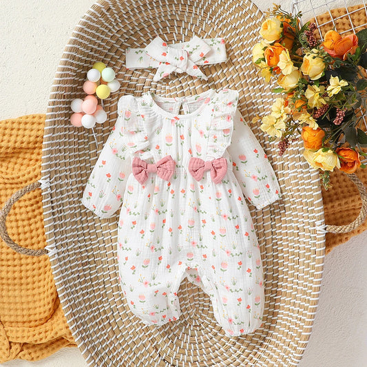 Bambino's Romper En strik Set